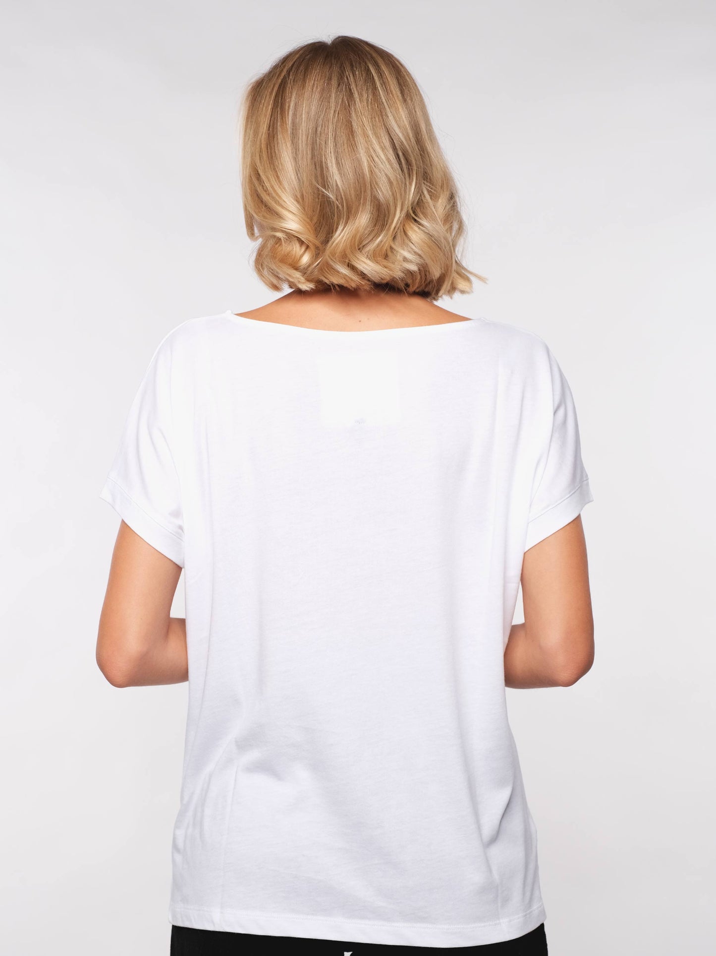 Damen T-Shirt LOGOBÄR (weiß)