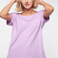 Damen T-Shirt SONNENKIND (lavendel)