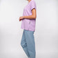 Damen T-Shirt SONNENKIND (lavendel)