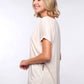 Damen T-Shirt FÜR WERTE STEHEN (beige)
