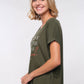 Damen T-Shirt FINDE DICH SELBST (grün)