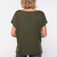 Damen T-Shirt FINDE DICH SELBST (grün)