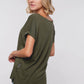Damen T-Shirt FÜR WERTE STEHEN (grün)