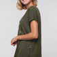 Damen T-Shirt FÜR WERTE STEHEN (grün)