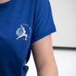 Damen T-Shirt WASSER BRINGT LEBEN (blau)