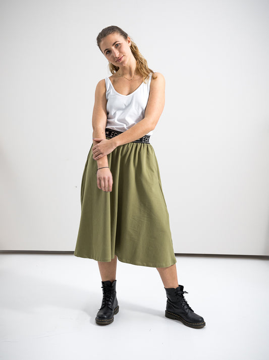 Damen Top LOGOBÄR (weiß)