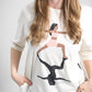 Damen T-Shirt GESUNDHEIT KOMMT VON WOHLBEFINDEN (beige)
