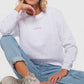 Damen Sweater WILDLEBEN ZÄHLT (weiß)