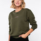 Damen Sweater WILDLEBEN ZÄHLT (grün)