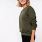 Damen Sweater WILDLEBEN ZÄHLT (grün)