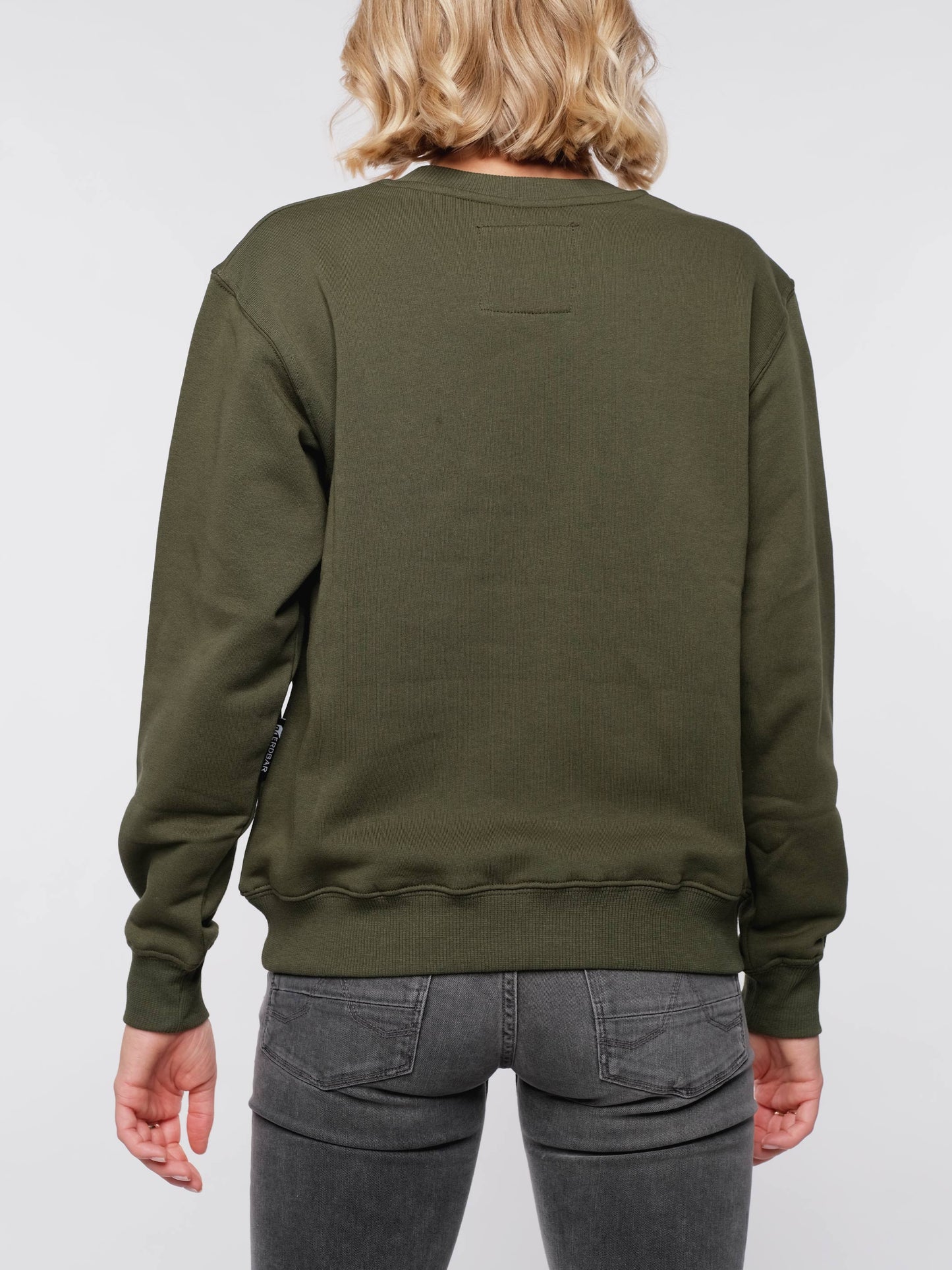 Damen Sweater FÜR WERTE STEHEN (grün)