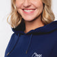 Damen Hoodie VERSPRECHEN (dunkel blau)