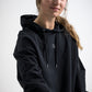 Damen Hoodie SMILEY (schwarz)