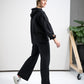 Damen Hoodie SMILEY (schwarz)