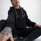 Damen Hoodie GEMEINSAM STEIGEN WIR AUF (schwarz)