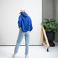 Damen Hoodie REGENBOGEN (blau)
