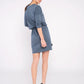 Women Dress Blue with waistband - ERDBÄR #Worldchanger