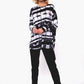 Damen Langarmshirt LOGOBÄR (batik)