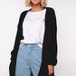 Damen Strick Cardigan ERDBÄR (schwarz)