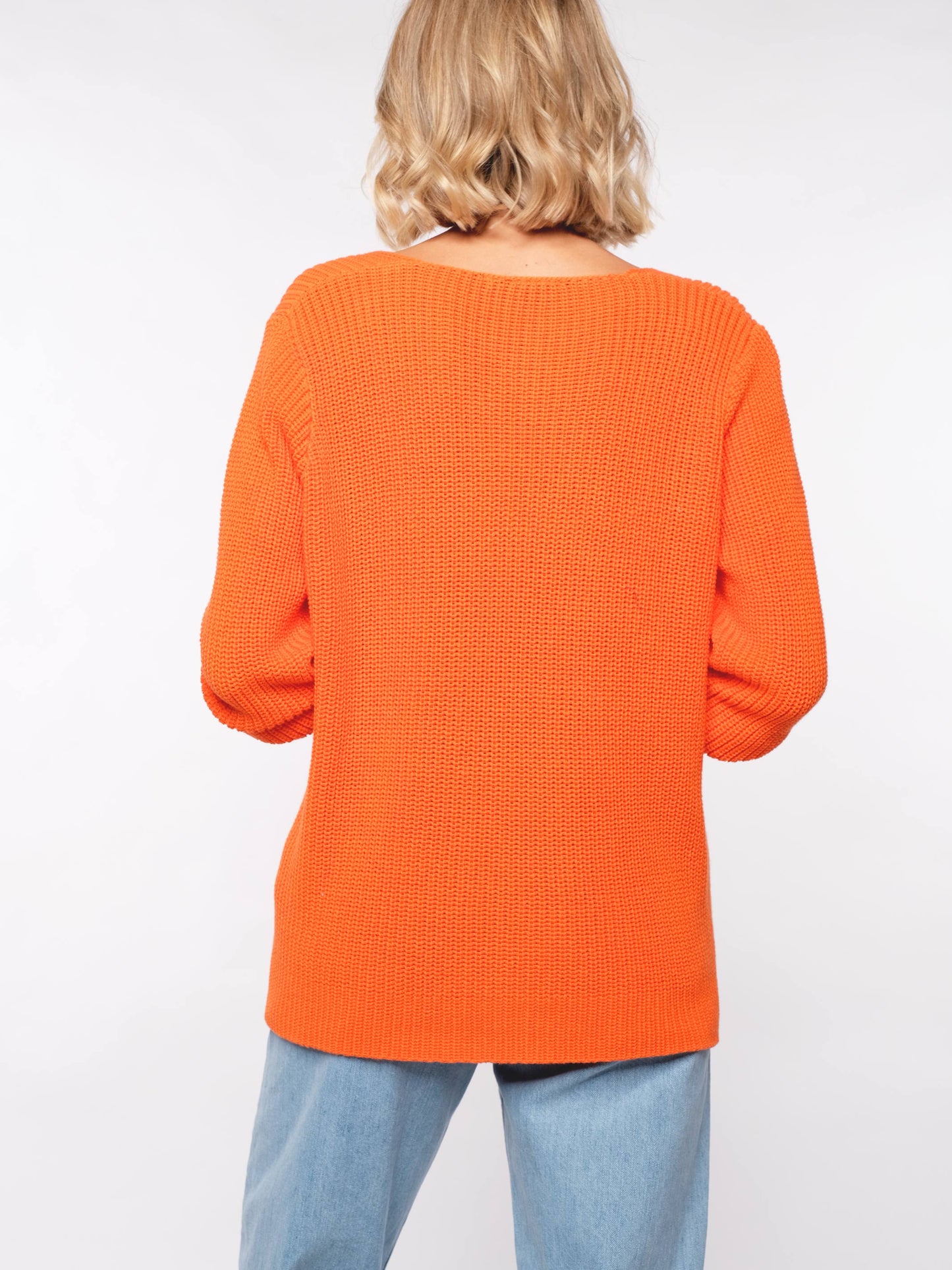 Damen Sweater (orange)