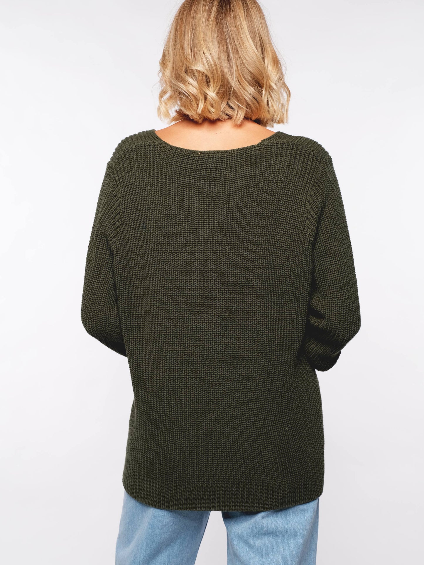 Damen Sweater (grün)