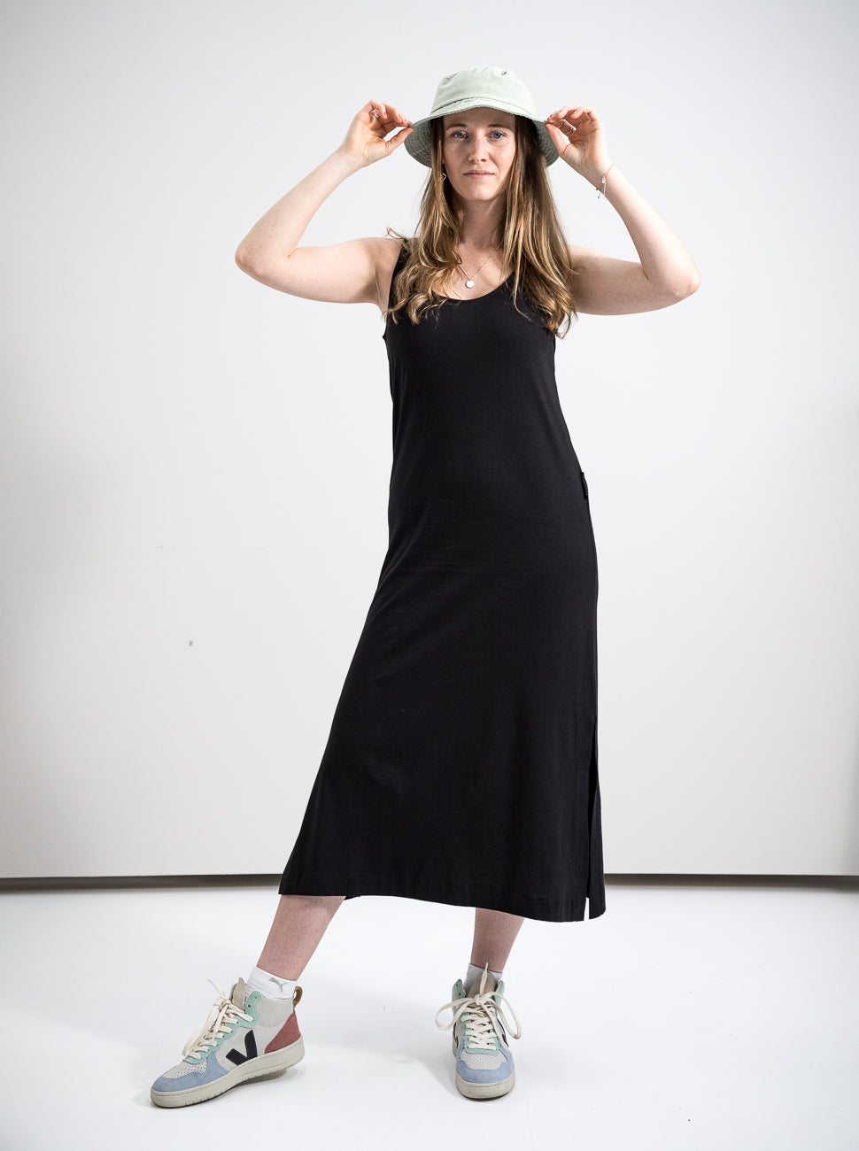 Damen Sommerkleid (schwarz)
