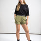 Damen T-Shirt ERDBÄR X WORLDCHANGER (schwarz)