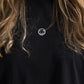 Damen T-Shirt SMILEY (schwarz)