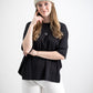 Damen T-Shirt SMILEY (schwarz)