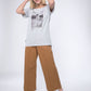 Damen lockeres T-Shirt 08 MIT DIESEM STYLE UNTERSTÜTZT DU! (grau)
