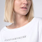 Damen T-Shirt FÜR WERTE STEHEN (weiß)