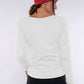 Damen Langarmshirt KEIN MÜLL (weiß)