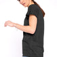 Women T-Shirt Black (loose and trendy) - ERDBÄR #Worldchanger