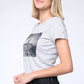 Damen slim-fit T-Shirt 05 MIT DIESEM STYLE UNTERSTÜTZT DU! (grau)