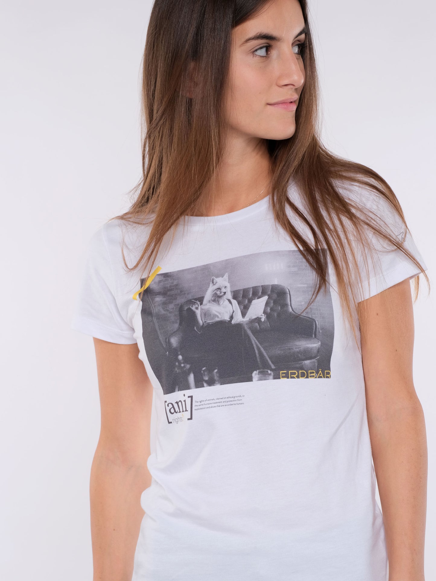 Damen slim-fit T-Shirt 06 MIT DIESEM STYLE UNTERSTÜTZT DU! (weiß)