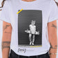 Damen slim-fit T-Shirt 09 MIT DIESEM STYLE UNTERSTÜTZT DU! (weiß)