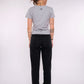 Damen slim-fit T-Shirt 07 MIT DIESEM STYLE UNTERSTÜTZT DU! (grau)