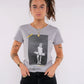 Damen slim-fit T-Shirt 07 MIT DIESEM STYLE UNTERSTÜTZT DU! (grau)