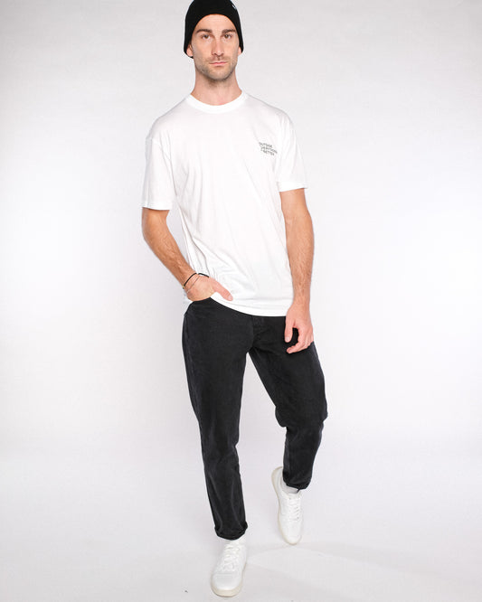 Herren T-shirt - outside (weiß)