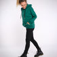 Damen Hoodie REAL (grün)