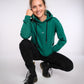 Damen Hoodie REAL (grün)