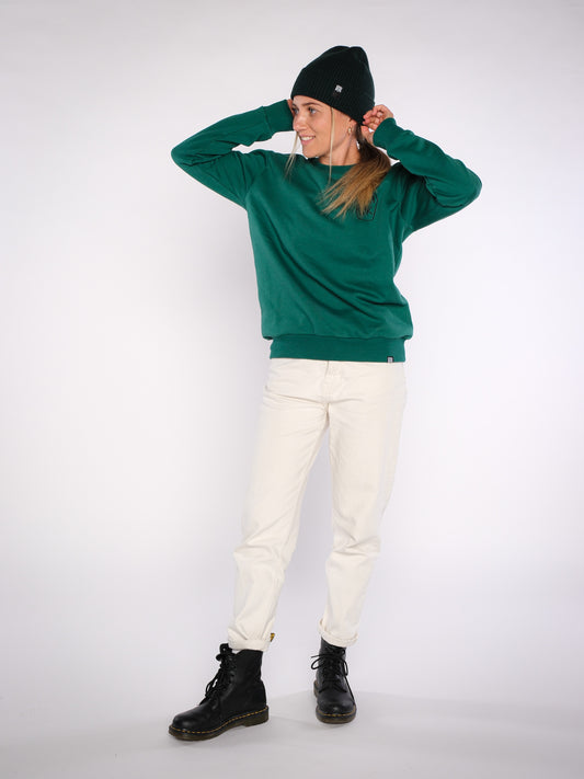 Damen Sweater DAS IST OK (grün)