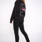 Damen Sweater GUTE LAUNE (schwarz)