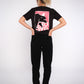 Damen T-Shirt DRAUßEN (schwarz)