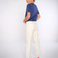 Damen T-Shirt REAL (blau)
