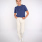 Damen T-Shirt REAL (blau)