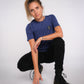 Damen T-Shirt SRY-NOT-SRY (blau)