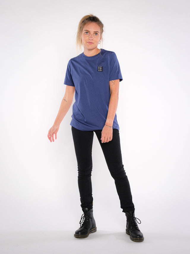 Damen T-Shirt SRY-NOT-SRY (blau)