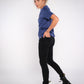 Damen T-Shirt SRY-NOT-SRY (blau)