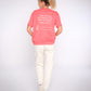 Damen oversized T-Shirt CHILLEN (rot)
